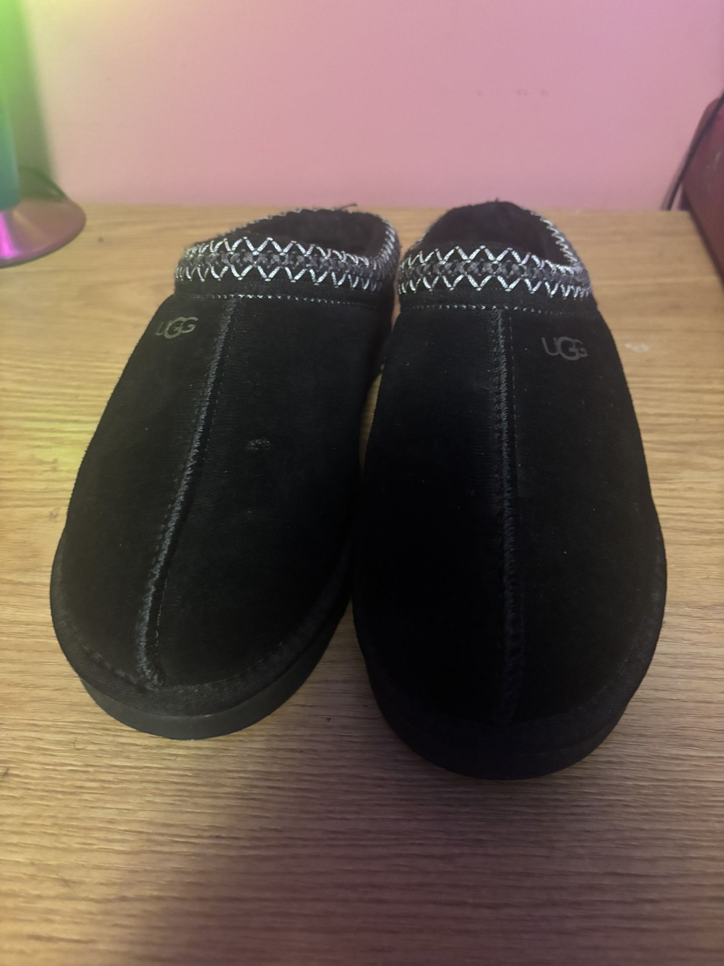 Black Ugg slippers