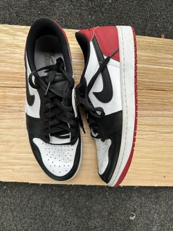 Jordan 1 Low Black Toe