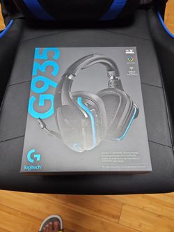 Logitech - G935 Wireless Gaming Headset For PC - Black/Blue