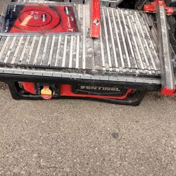 Sentinel Wet tile saw & new blade