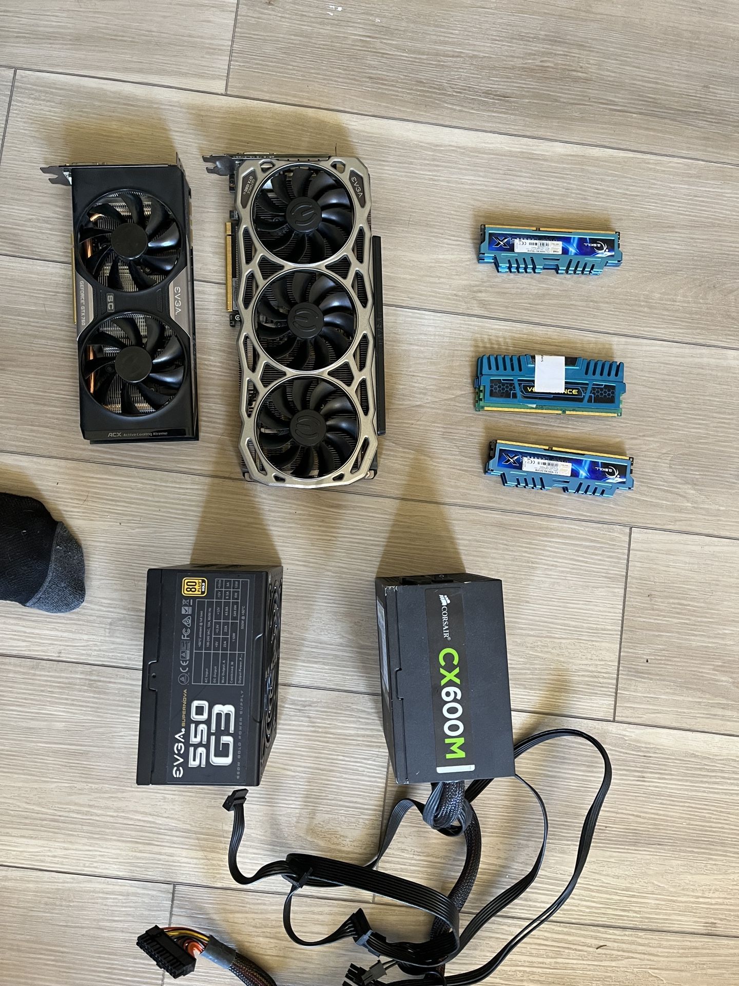 Computer Parts: Memory, Video Cards, Power Supply, Storage