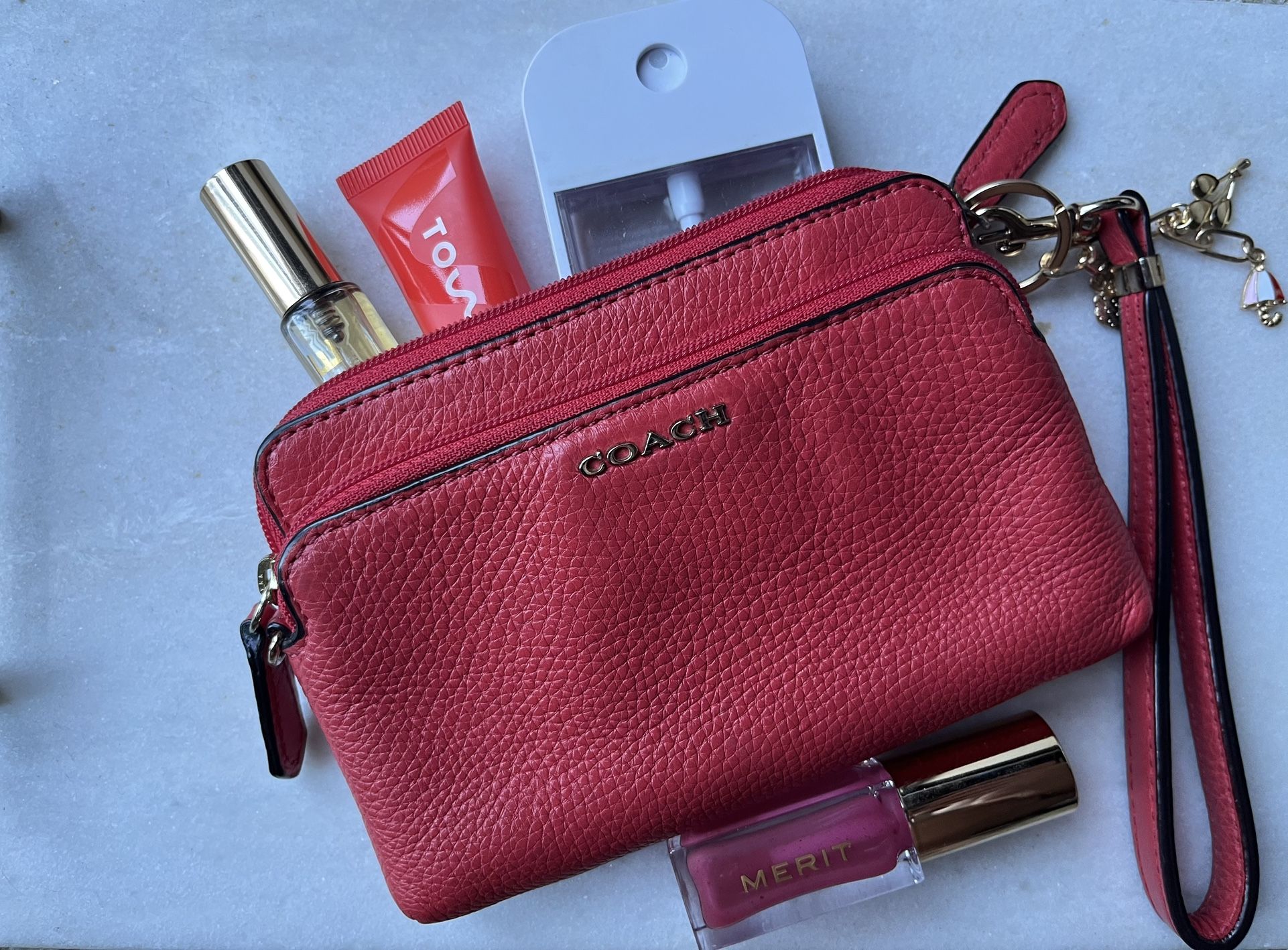 Coach Hot Pink Wristlet