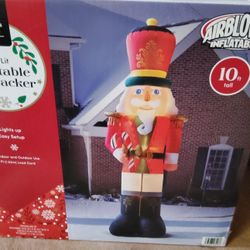 Members Mark Christmas Nutcracker Inflatable New