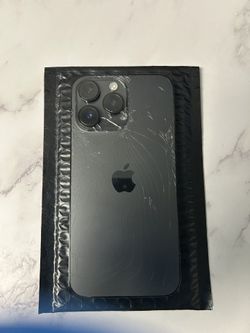 iPhone 14 Pro Max 256GB Space Black Unlocked CRACKED BACK