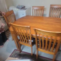 Dining Table And Chairs(free)