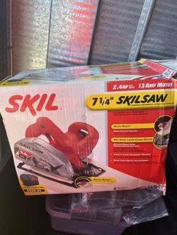 Skil 7 1/4 Skilsaw 13 Amp With Case