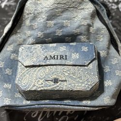 Brand New Amiri Denim Backpack