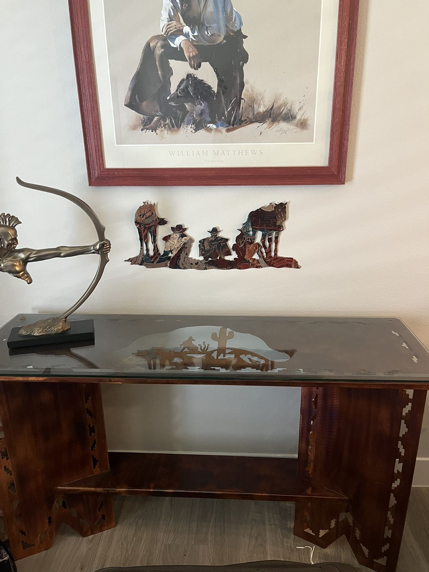 Copper Cowboy Table
