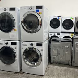NEW LG WASHER AND GAS DRYER