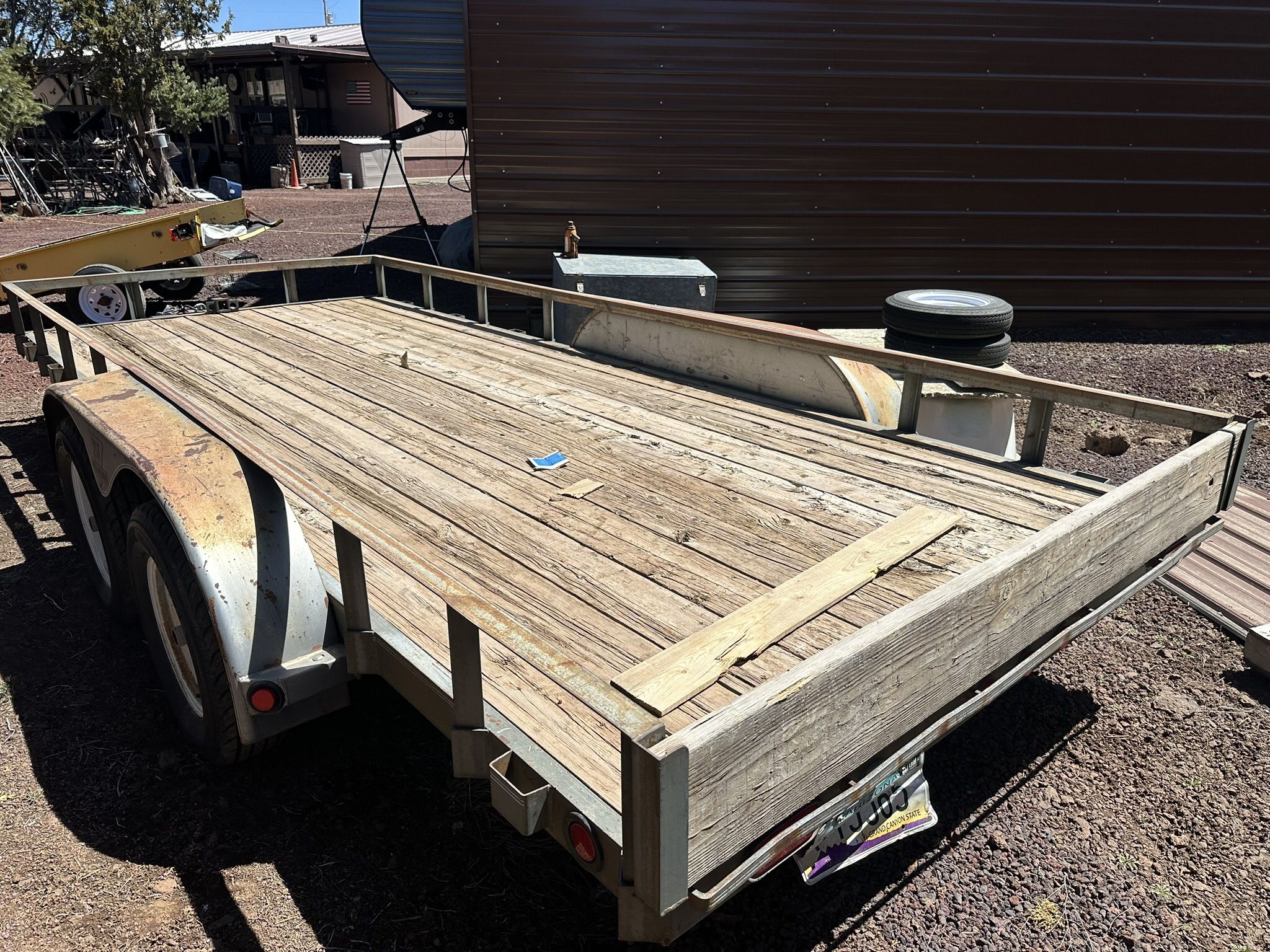 16 Foot Flatbed Trailer 