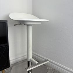Two IKEA JANINGE Bar stool, White, 29 7/8 "