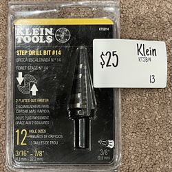 Klein New Step Drill Bit #14