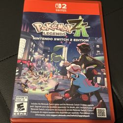 Pokemon Legends Z-A Nintendo Switch 2 Games