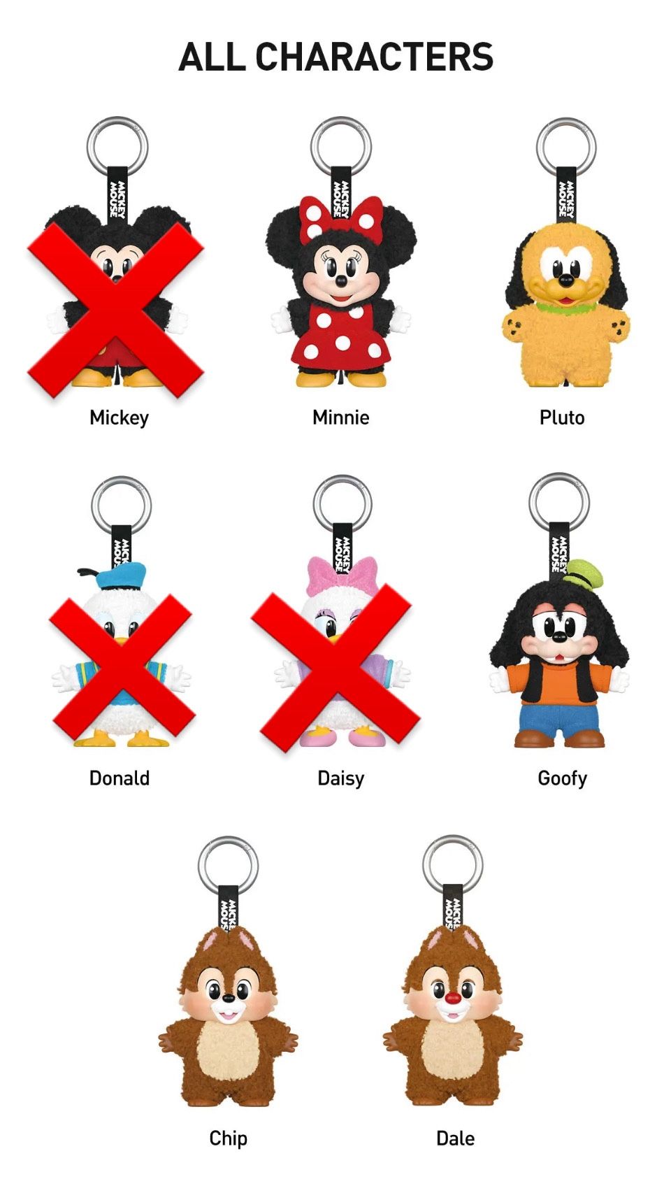 MICKEY AND FRIENDS PENDANT