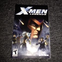 PS2 X-Men Legends Manual only