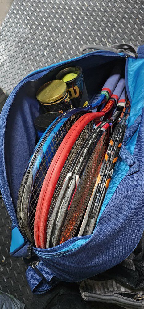 Head Tennis Rackets And Others And Head Carrying Bag 