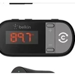 Belkin TuneCast 3.5mm Auto FM Radio Audio Transmitter with USB Charging Port