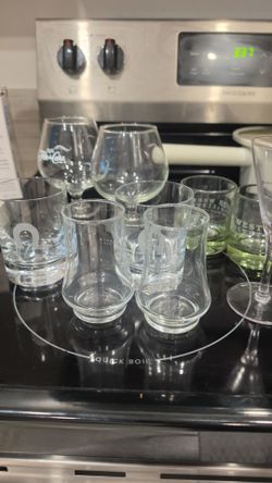 Mixed Lot of Branded Spirits Tasting Glasses