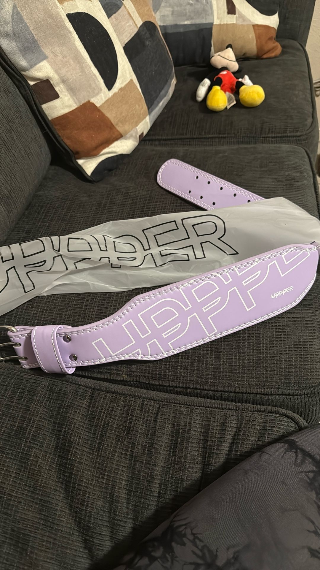 LIFTING BELT LAVENDER / Brand UPPER