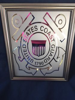 United States coast guard 8x10 mirror