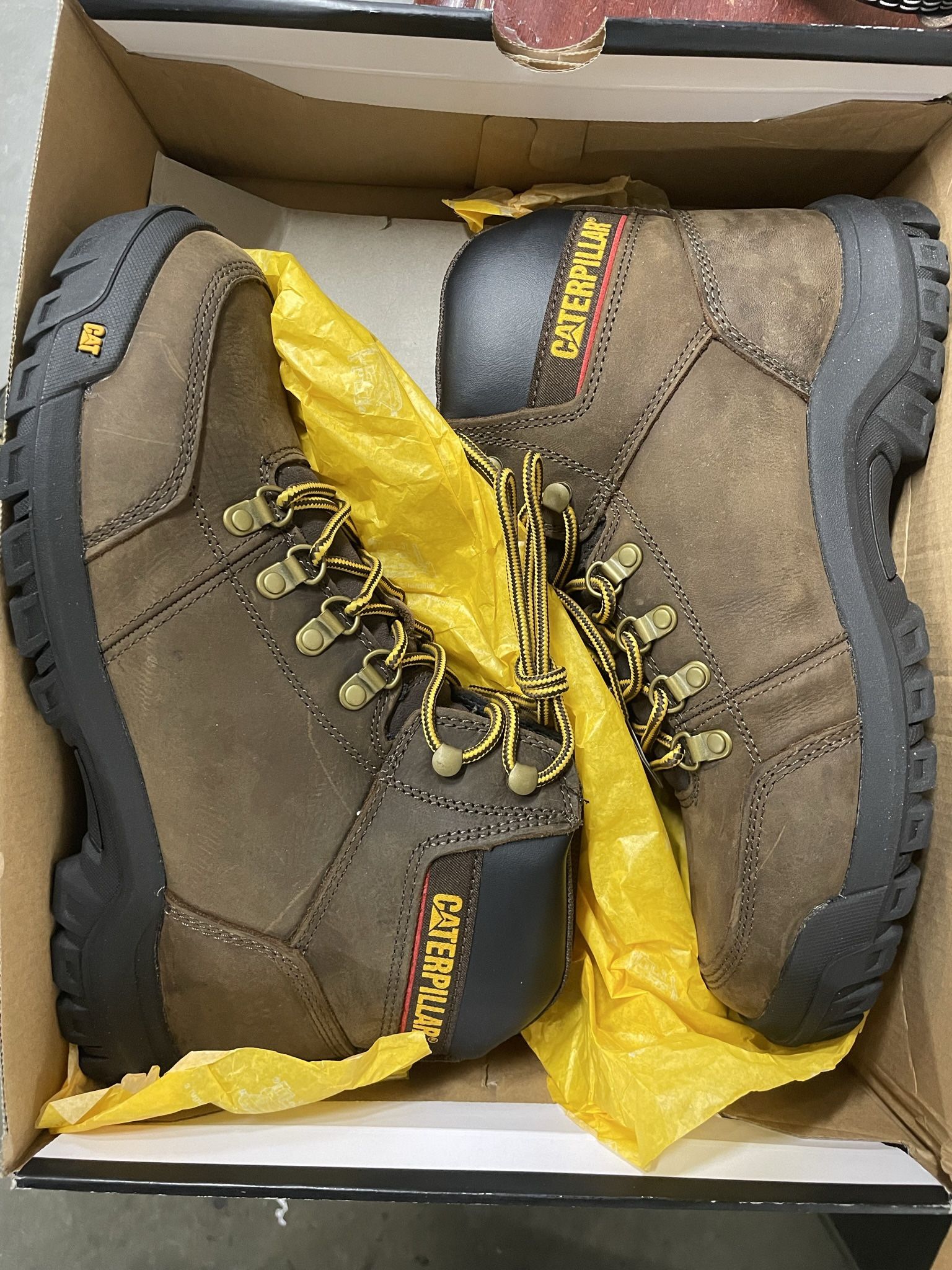 Caterpillar Steel Toe Work Boots Size 11.5-12