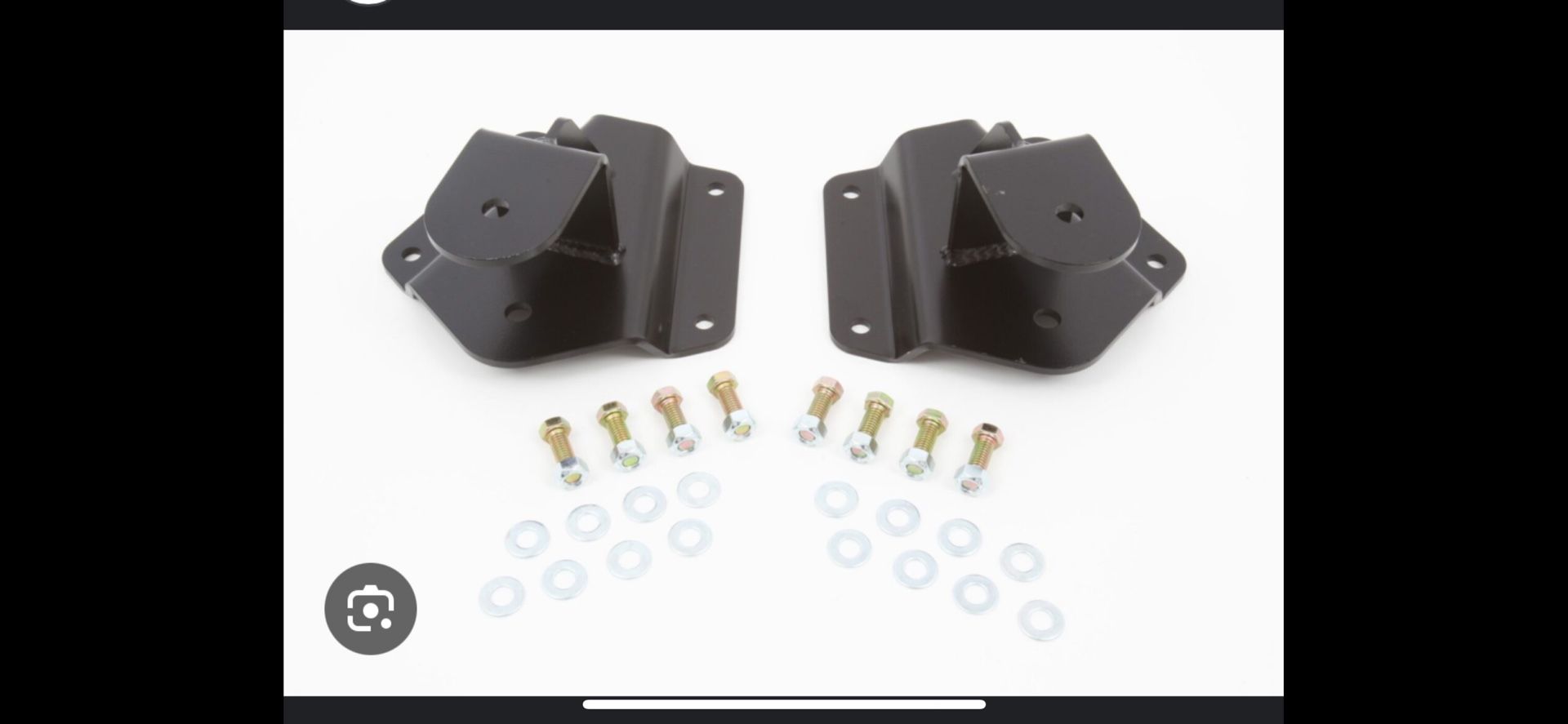 Front Lift Spring Lowering Shackles