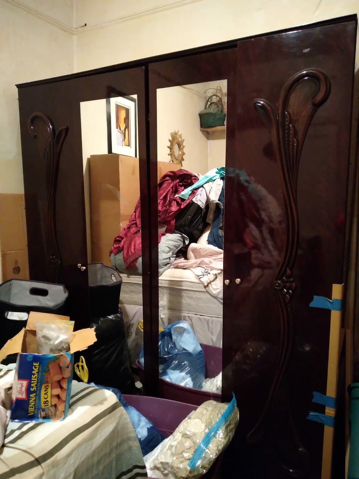 Large Elegant walrobe smoke pet free home.