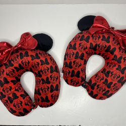Minnie mouse travel neck pillow bundle of two
