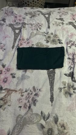 Dark Green Bandeau Tube Top