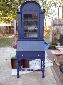 Antique secretary hutch desk