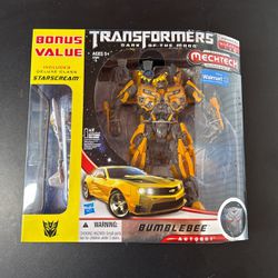 Transformers DOTM Leader Class Bumblebee Camaro & Delexue Class (Bonus) Starscream   Hasbro 2011 - NISB - Brand New - Bonus Value