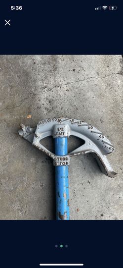 1/2” Pipe Bender 