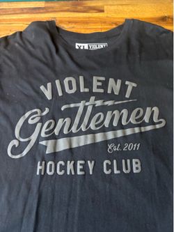 Violent Gentleman HOCKEY CLIB Men's Size XL