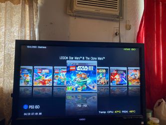 PLAYSTATION 3 MOD with 150 PS3 GAMES + 7500 RETRO GAMES