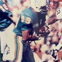 Larry Csonka #39 Dolphins Autographed Plaque 