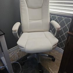 White Office Desk Chair 