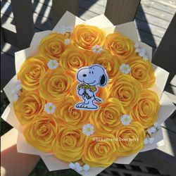 Flores amarillias snoopy