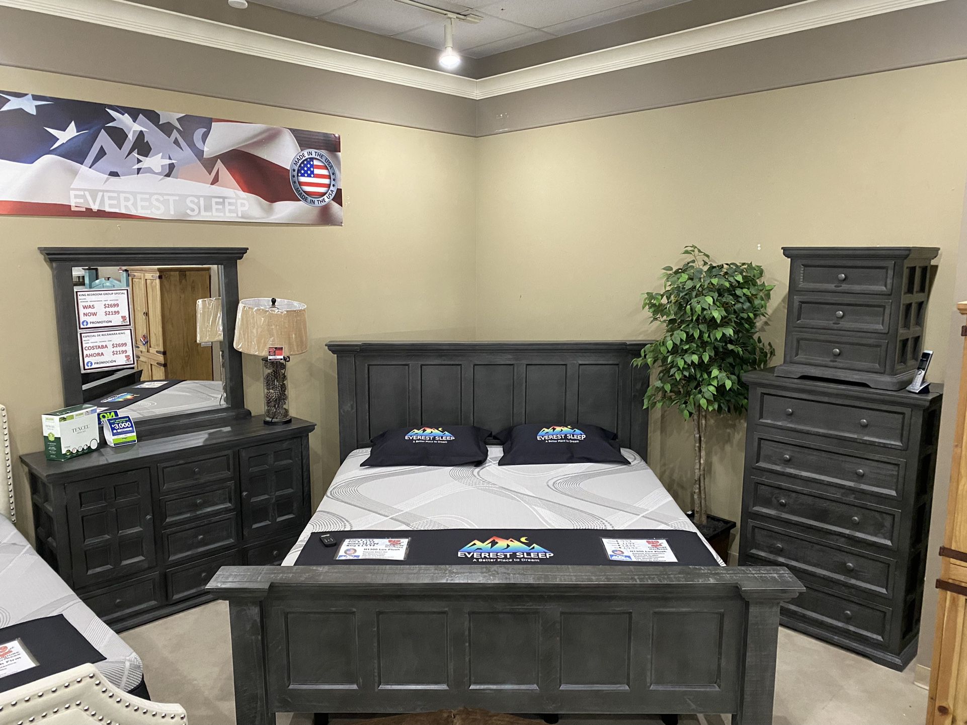Beautiful King Bedroom Group Now Only $1999.00!!