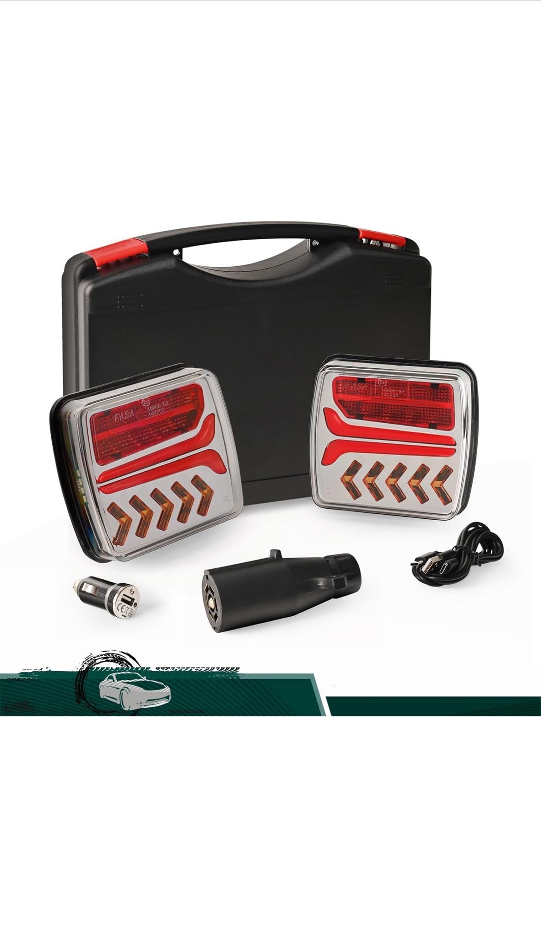 Magnetic LED Wireless & Portable Tow Lights Kit *Brand New*