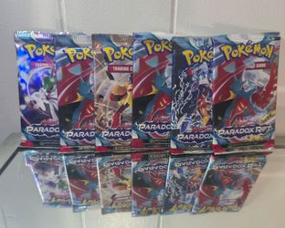🔥 Pokémon Paradox Rift Booster Packs X6 Sealed 🔥