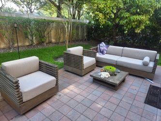 Armen Living Vivid outdoor patio set