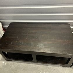 Heavy Wood Coffee Table