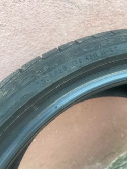 Pirelli run flat 225/40/19