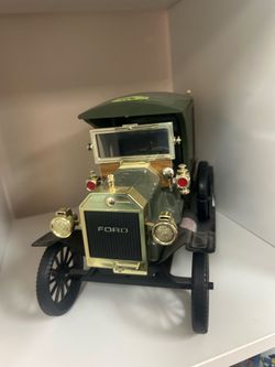 vintage A.S.I. Ford Model T Telephone Service Truck decanter, likely from the early 1980s