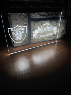 Las Vegas Raiders Acrylic LED Sign