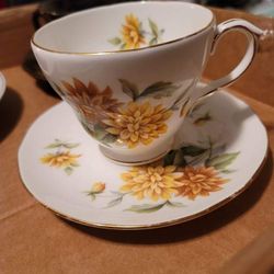 Vintage China Tea Cups With Saucers ..$20.ea.set