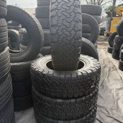Used set BfGoodrich 255/70/17 All-Terrain tires  