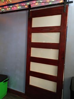 Slide Wooden Door