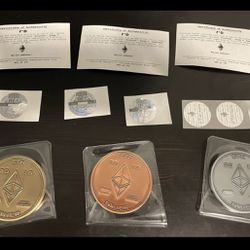 Ethereum Coin Set Homestead #20 2016 Unfunded Ether