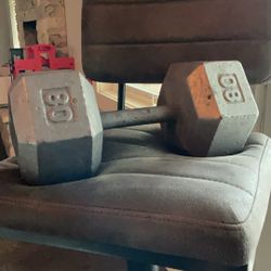 80 lbs Single Dumbbell  $50